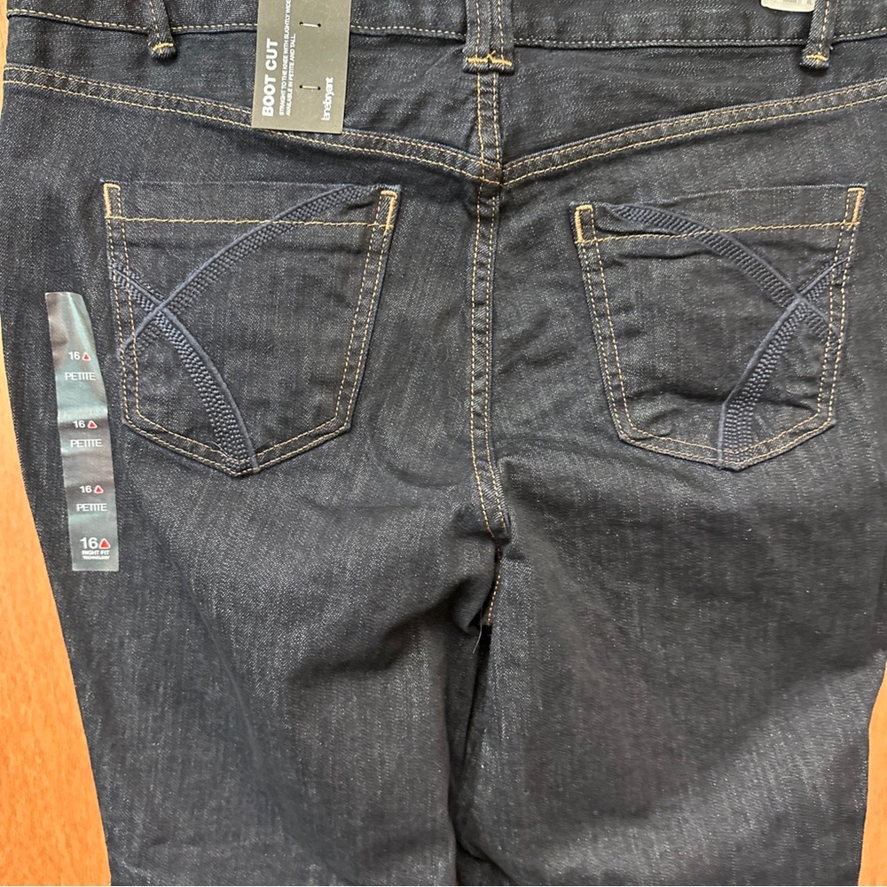 Lane Bryant Boot Cut Jeans - 16P - new with tags - Picture 4 of 10